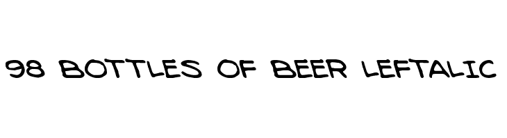 98 Bottles of Beer Leftalic Fonte