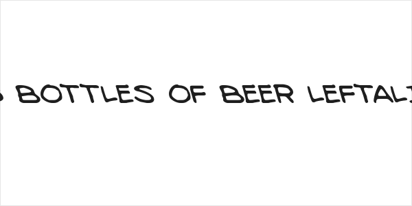 98 Bottles of Beer Leftalic Logo