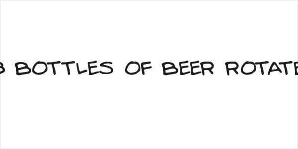 98 Bottles of Beer Rotated Logo