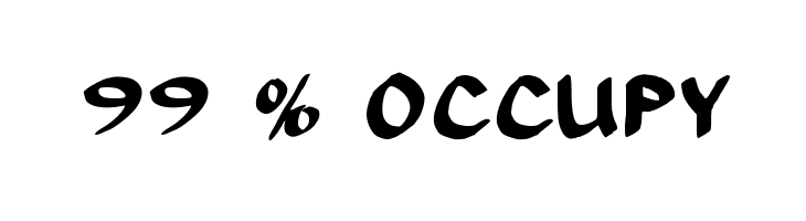 99 % OCCUPY Font