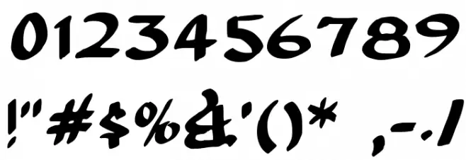 99 % OCCUPY Font OTHER CHARS