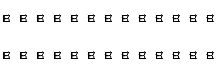 99%BadbOy Font LOWERCASE