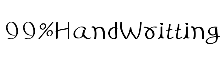 99%HandWritting Font