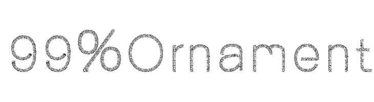 99%Ornament Font