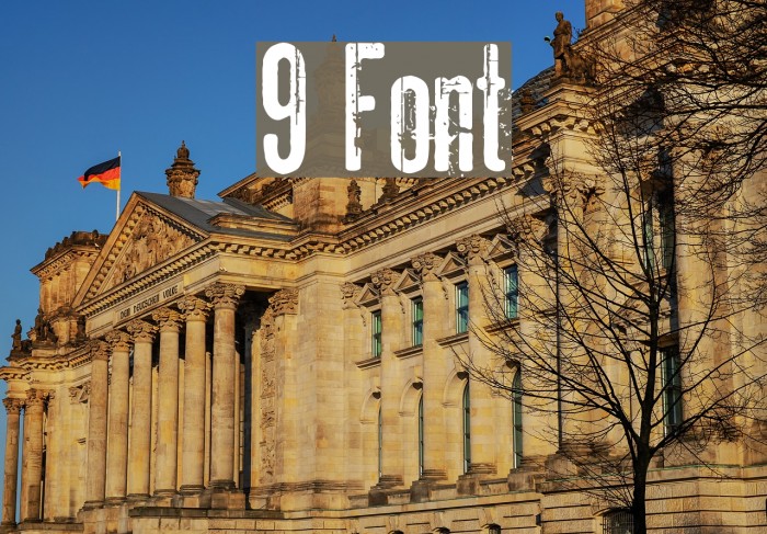 9 Font examples