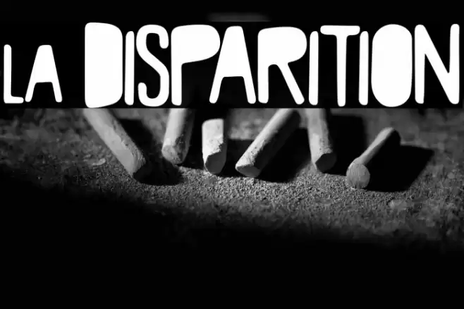 & Disparition Font examples