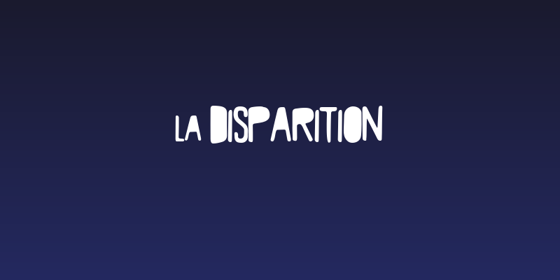 & Disparition Social Header
