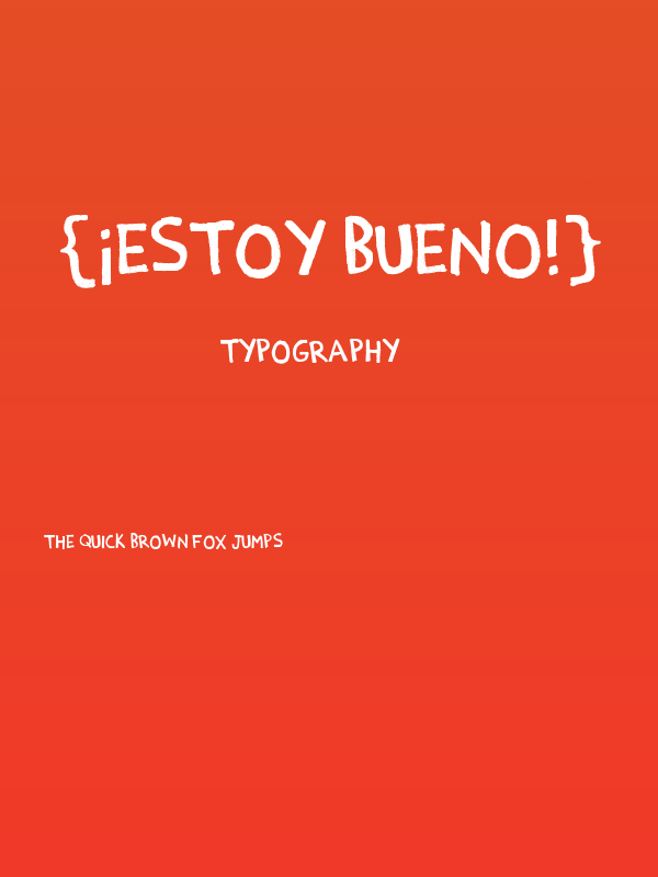 {¡Estoy Bueno!} Poster