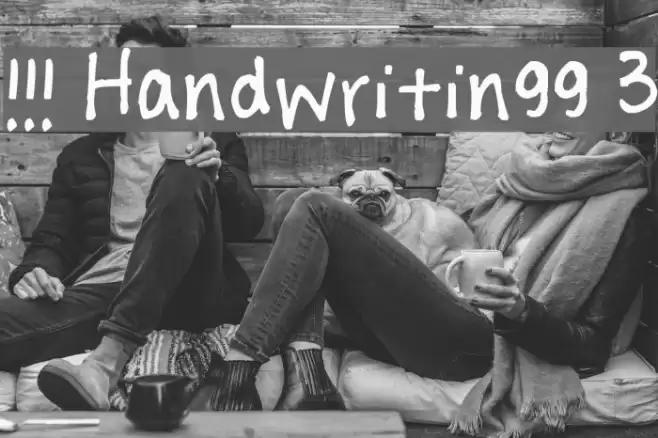 !!! Handwritingg 3 フォント examples
