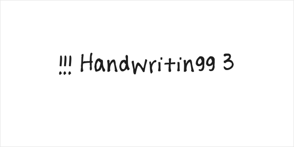 !!! Handwritingg 3 Logo