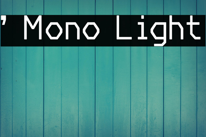' Mono Light Example 1