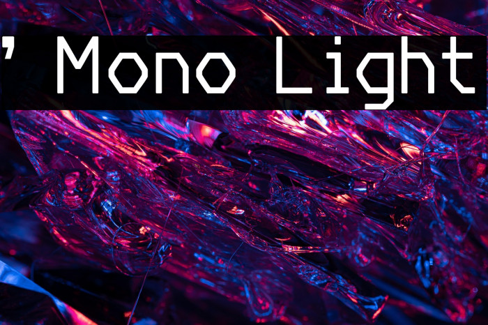 ' Mono Light Example 3