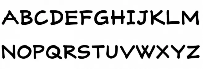 ' RonySiswadi 13 Caratteri MAIUSCOLE