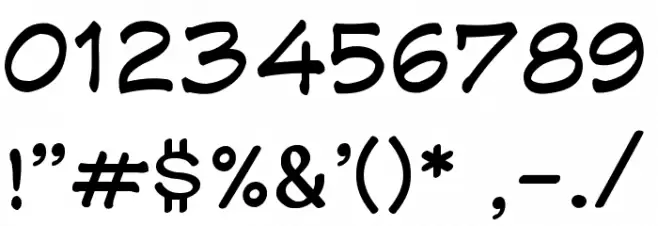 ' RonySiswadi 14 Font OTHER CHARS