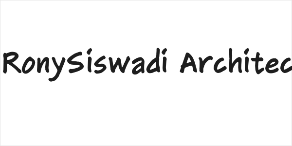 ' RonySiswadi Architect 1 Logo