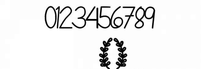 [ Wild Flower ] Font OTHER CHARS