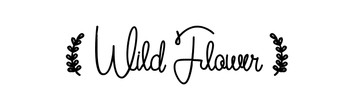 ( Wild Flower ) Fonte