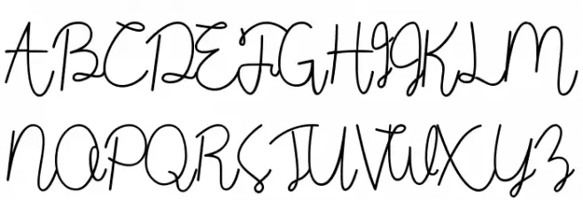 [ Wild Flower ] Schriftart Groß