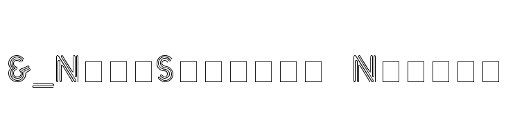 &_NearSighted Normal Font