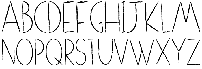 [[[o]]] brushhh Schriftart Groß