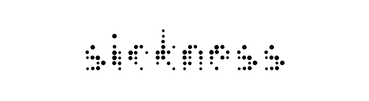 --sickness-- Font