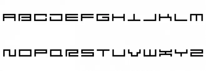 --squarepusherv2-- Font Litere mari