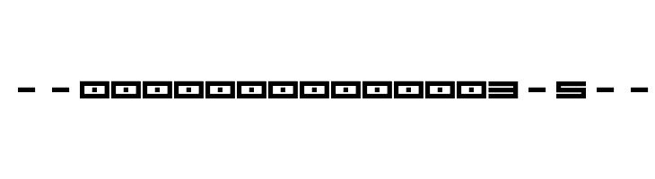 --squarepusherv3-5-- Шрифта