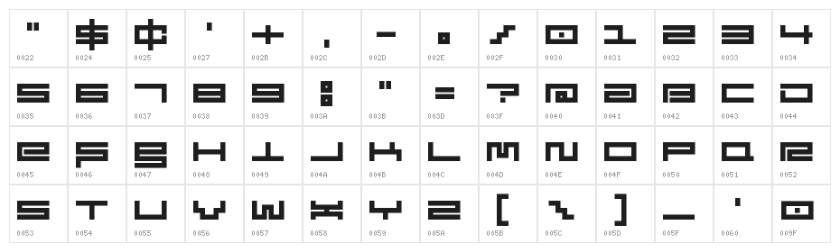 --squarepusherv3-5-- Character Map