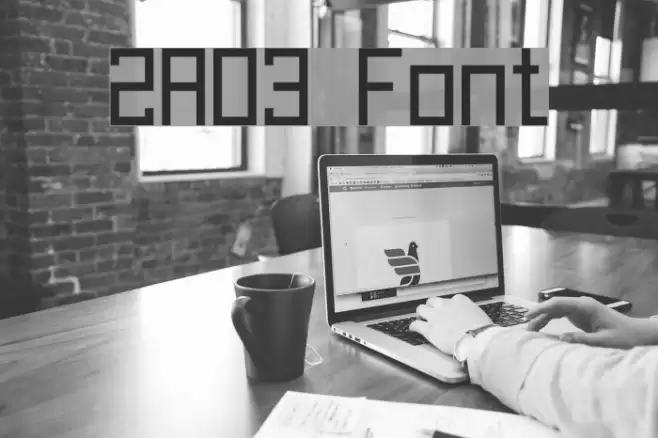 2A03 Font examples