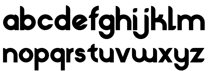 2a Font LOWERCASE