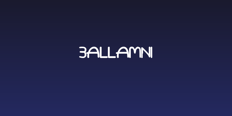 3allamni Social Header