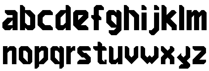 7ABL3 Font LOWERCASE