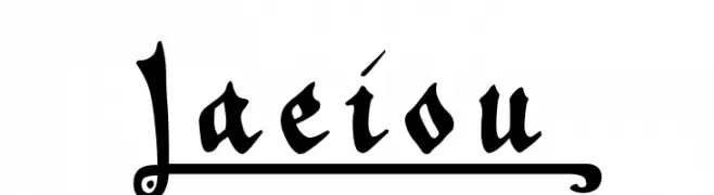 _a e i o u  لخطوط تنزيل