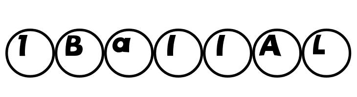 1BallAL  Free Fonts Download