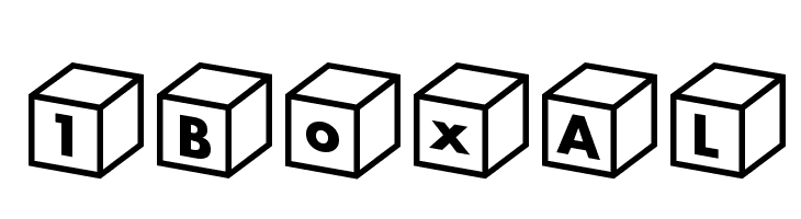 1BoxAL  font caratteri gratis