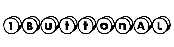 1ButtonAL  フリーフォントのダウンロード