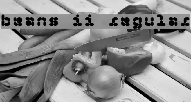 5Beans II Regular Font examples