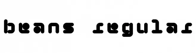 5Beans Regular  免费字体下载