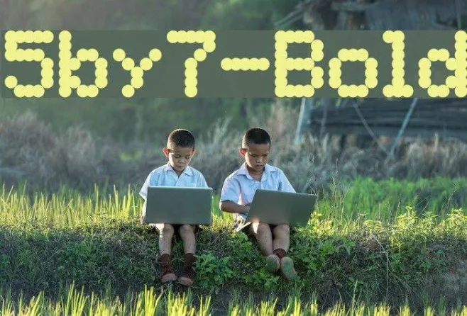 5by7-Bold Example 1