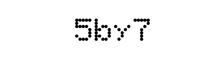 5by7 Font