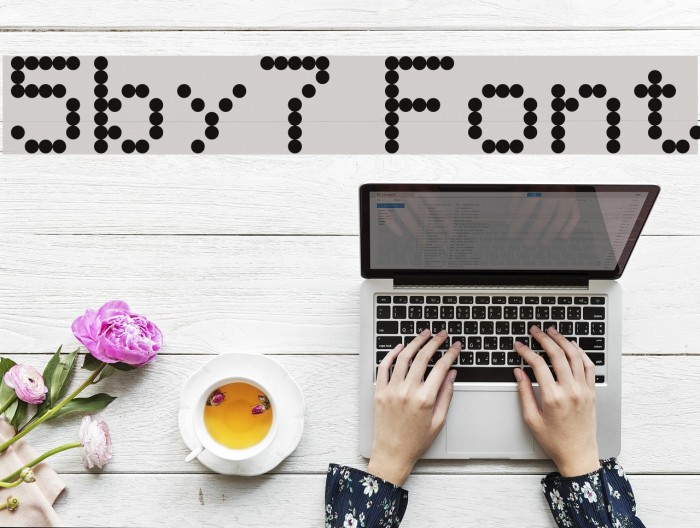5by7 Font examples
