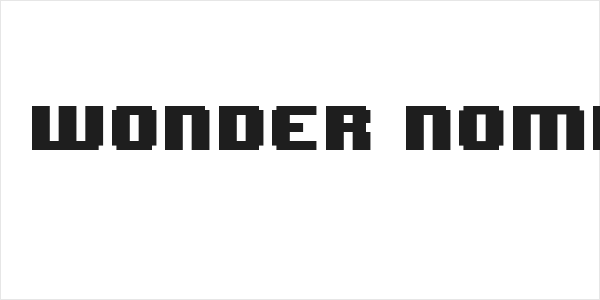 8BIT WONDER Nominal Logo