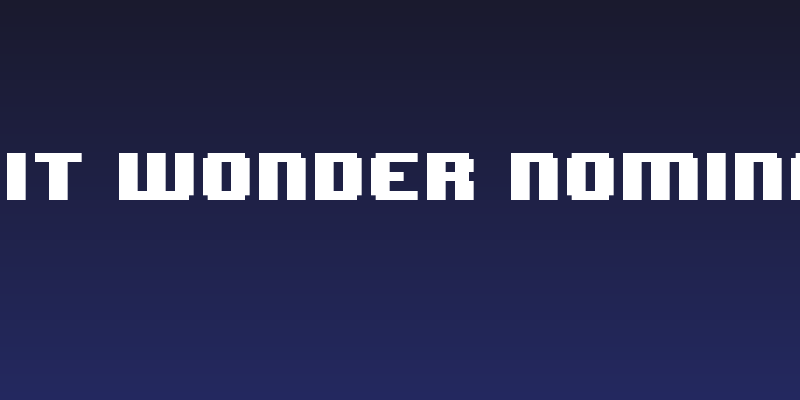 8BIT WONDER Nominal Social Header