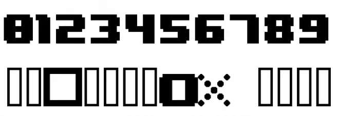 8BIT WONDER(RUS BY LYAJKA) Nominal Font OTHER CHARS