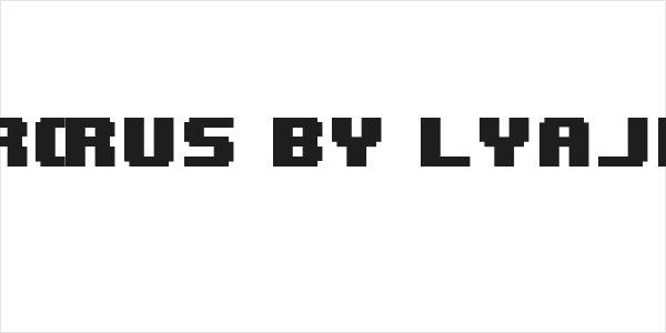 8BIT WONDER(RUS BY LYAJKA) Nominal Logo