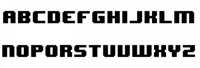 8BIT WONDER(RUS BY LYAJKA) Nominal Schriftart Kleinbuchstaben