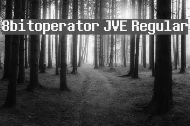 8bitoperator JVE Regular フォント examples