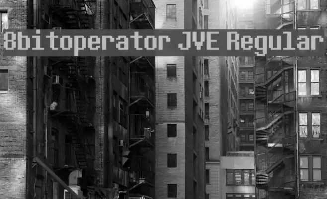 8bitoperator JVE Regular フォント examples