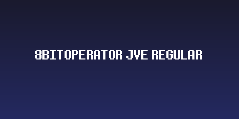 8bitoperator JVE Regular Social Header