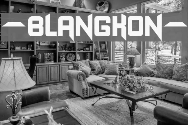 -BLANGKON- Font examples